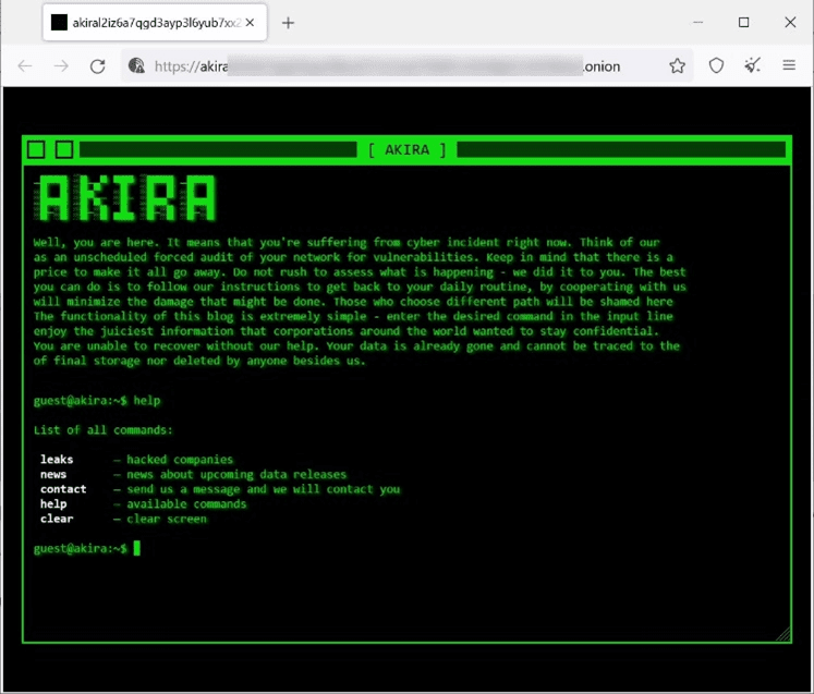 Akira Note