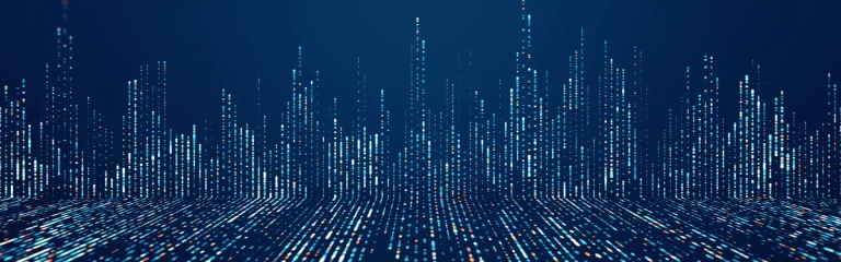 Blue Digital Background